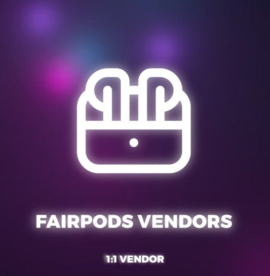 FAIRPODS Vendors